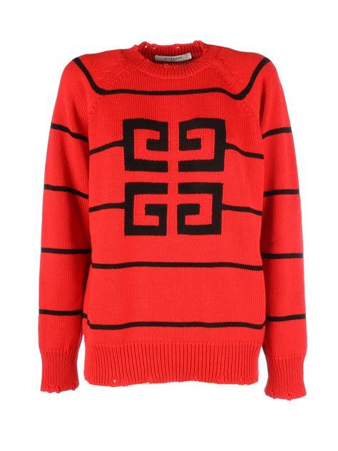 givenchy black and red sweater|Givenchy sweater price.